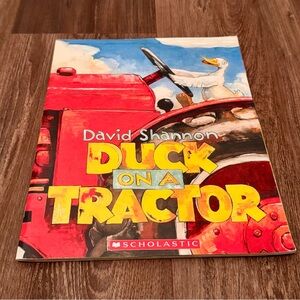 Scholastic 'Duck on a Tractor' Book - Red and Yellow Cover for Children